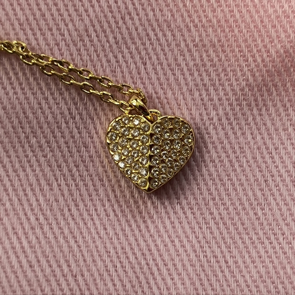 Kate Spade heart to heart pave mini pendant necklace - Picture 2 of 4